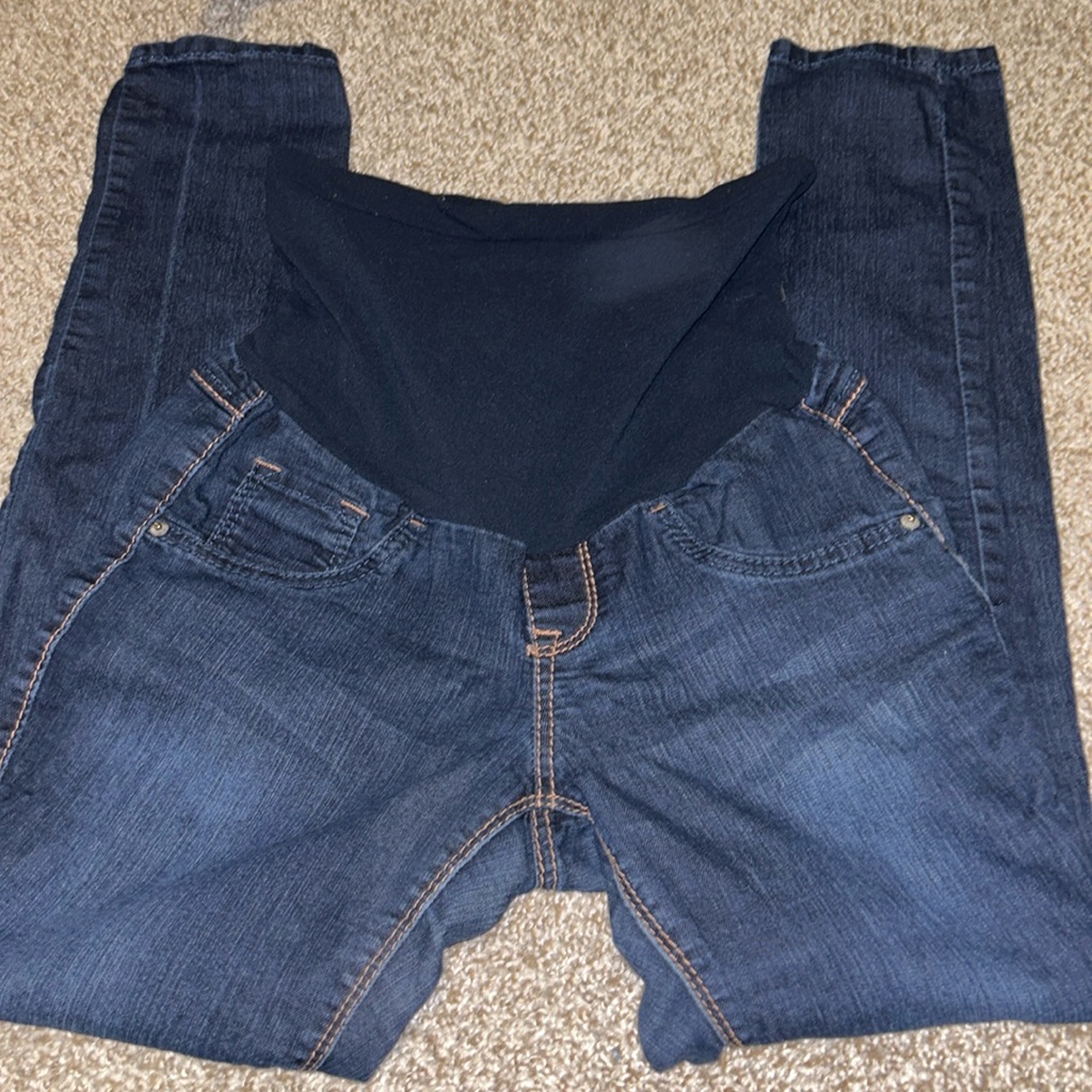 Fade To Blue Maternity Jeans